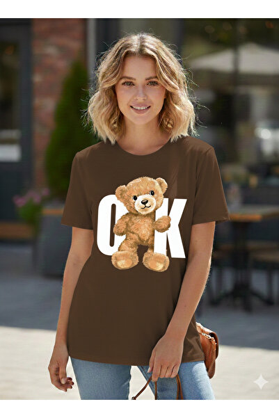 Modaikon Teddy Bear Printed Summer T-Shirt
