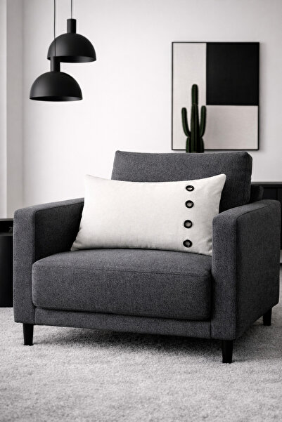 Alacastore Black and White Handmade Design Cushion Cover