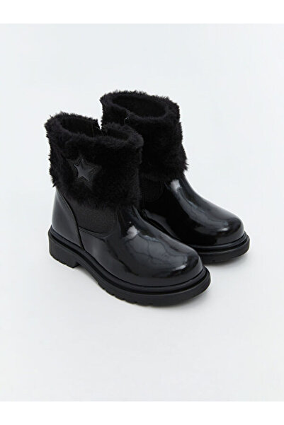 LC Waikiki Sparkling Choices Furry Baby Girl Boots from Shining Store