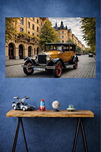 LUXRN Classic Car Wall Painting Frameless Modern Office Living Room Decoratio...