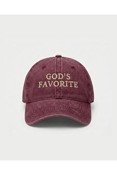 Tresore Gods Favorite Embroidered Baseball Cap Washable Hat / Washable Cap / ...