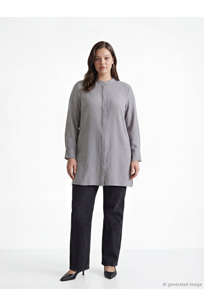 LC Waikiki I Hakim Roba Yaka Textured Women's Shirt Tunic from Freezen Store