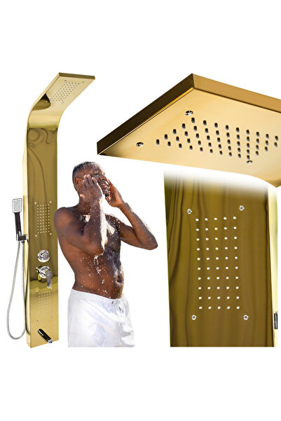 Other Luxury Gold-Plated Hydromassage Shower Panel