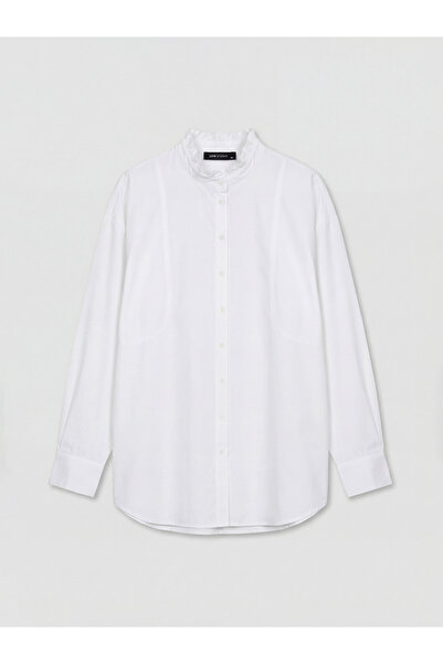 LC Waikiki LCWAIKIKI Cămașă tunică supradimensionată pentru femei, din poplin...