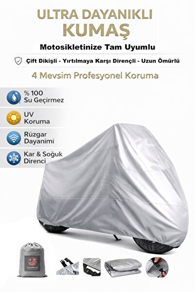 CoverPlus Falcon Retro Motorcycle Tarp, Motorcycle Tarp, Cover Tent - Waterproof