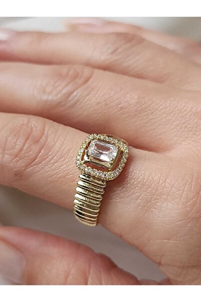 ZÜLİSCH BAGET YÜZÜK ORJİNAL XUPİNG GOLD 14K ÇELİK SUYA DAYANIKLI