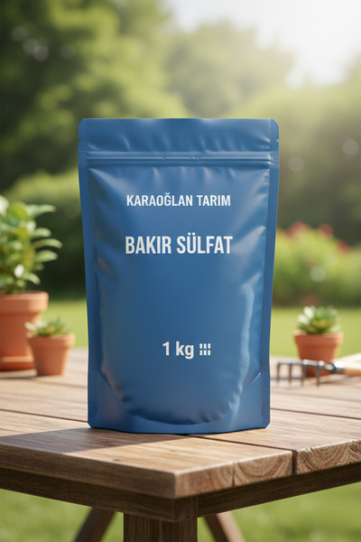karaoğlan tarım (Bakır Sülfat) Gübresi BORDO BULAMACI IÇİN UYGUN 1 Kg