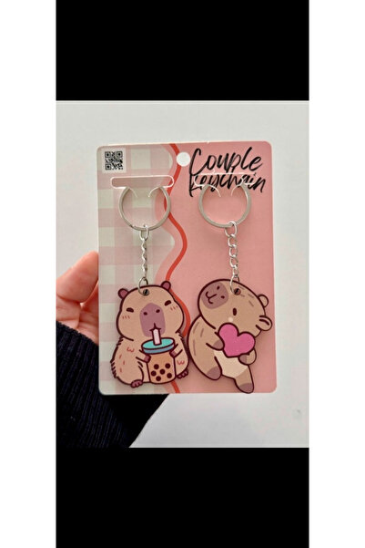 Capybara Love 2li Anahtarlık