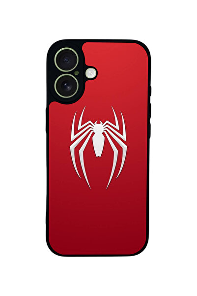 SCALETA CASE iPhone 17 Uyumlu Spiderman Tasarımlı Glossy Mat Siyah Silikon Te...