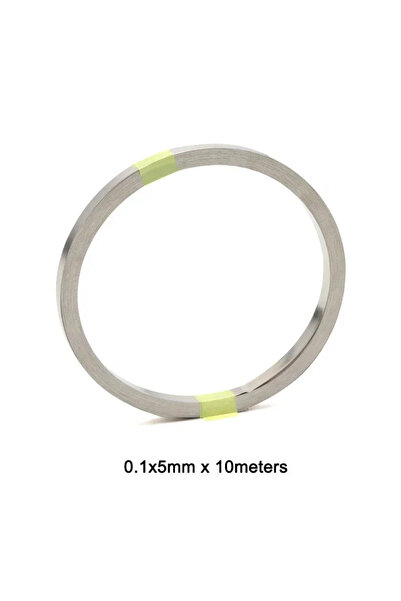 Choice1 شريط موصل مطلي بالنيكل لبطارية ليثيوم أيون 18650، 0.1 × 5 مم × 10 م، ...