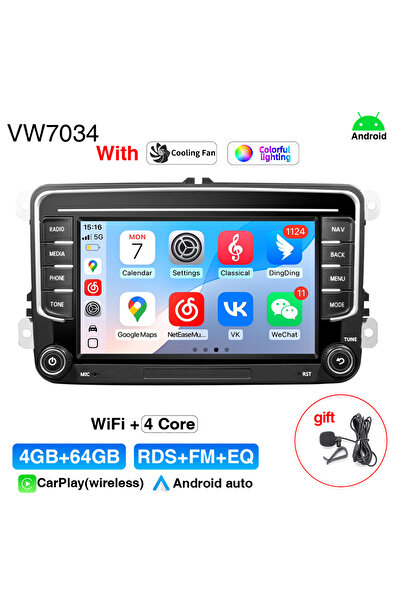 Choice11 4G 64G GRANDnavi Android13 راديو السيارة GPS لشركة فولكس فاجن فولكس ...