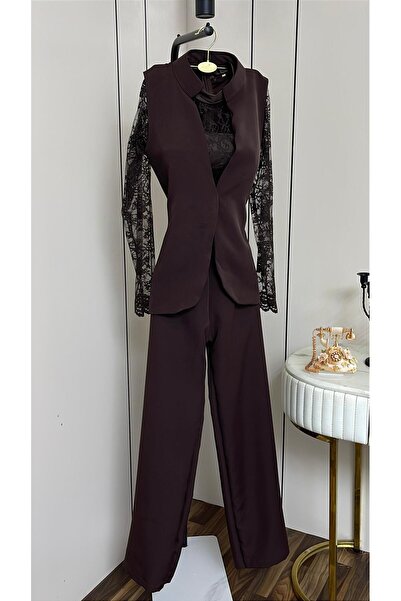 ZAYNAFASHIONSA brown evening chat