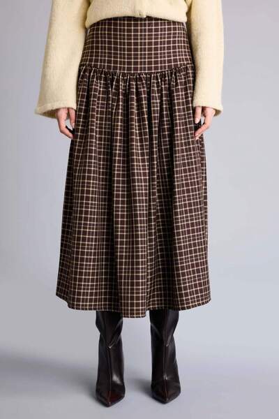 DeFacto A Form Printed Maxi Skirt G9283Ax26Sp