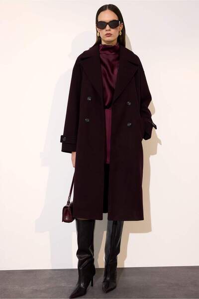 DeFacto Regular Fit Cashmere Coat F1197Ax26Sp