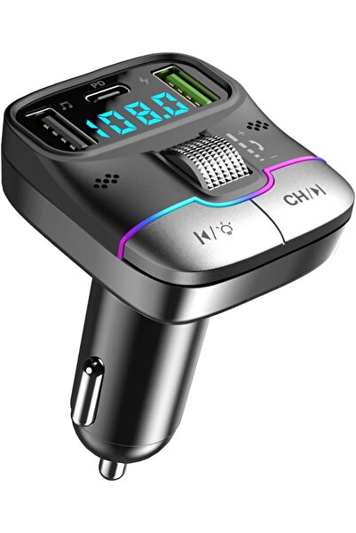 Generic جهاز إرسال راديو FM بتقنية بلوتوث 5.3 من نالاكال للسيارة، بث موسيقى ب...