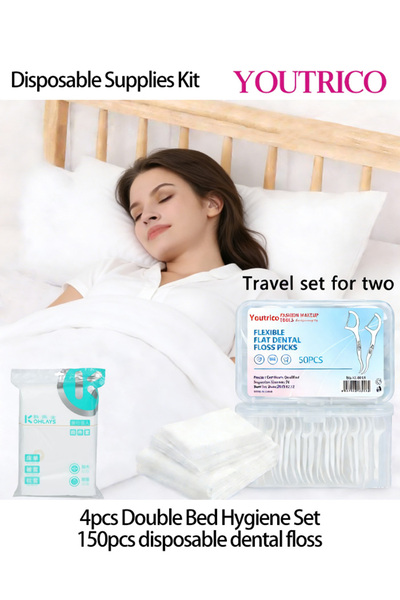 Youtrico Disposable Non-Woven Bedding Kit,No-rinse