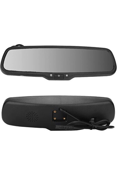 Generic مرآة الرؤية الخلفية MXGZ، شاشة عرض خلفية للسيارة 4.3 بوصة 12 فولت لكا...