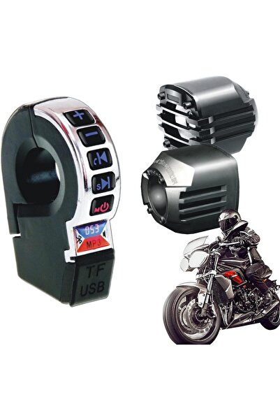 Generic سماعات للدراجات النارية | صوت لاسلكي مع شحن الهاتف، سماعة مقاومة للما...