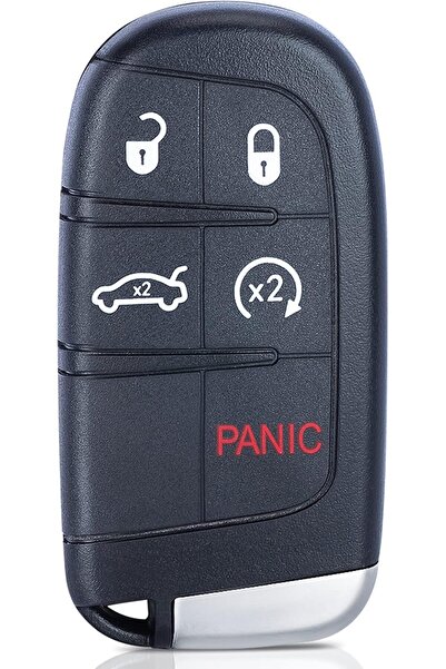 Generic 433MHz ID46 Chip M3N-40821302 Replacement 4+1 5 Button Smart Remote K...