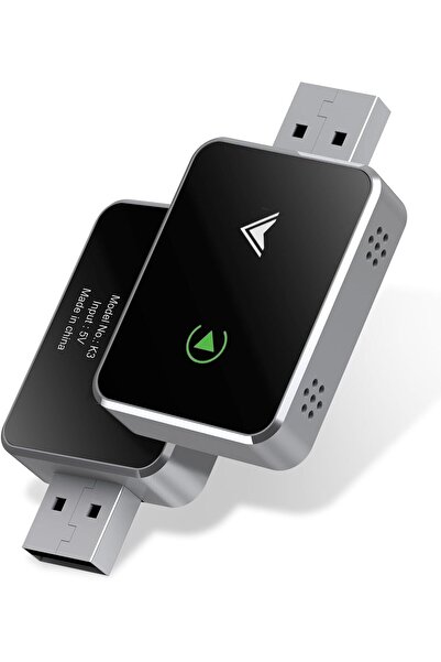 Generic محول كاربلاي لاسلكي، إصدار 2025 مطور، صغير الحجم، يدعم كاربلاي وأندرو...