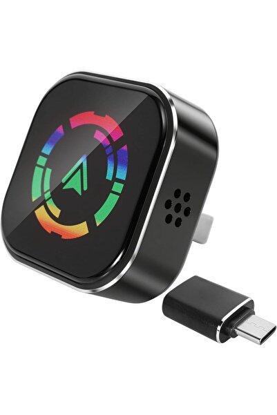 Generic محول كاربلاي لاسلكي 2 في 1 لأجهزة أبل وأندرويد أوتو، محول لاسلكي، إصد...