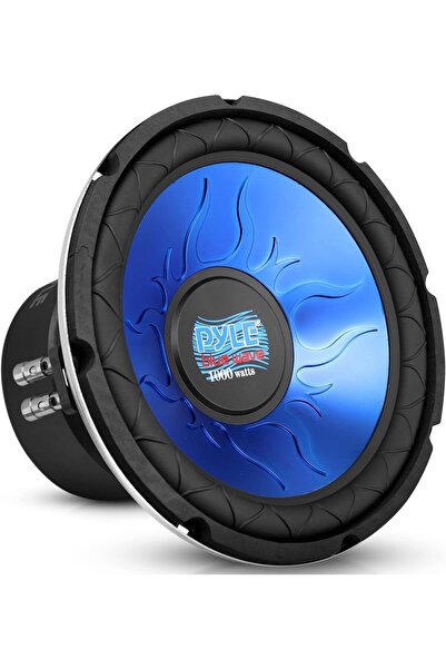 Generic مكبر صوت جهير للسيارة من بايل - مخروط مصبوب بالحقن الأزرق مقاس 10 بوص...