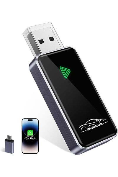 Generic CarPlay Wireless Adapter for iPhone,Car Play Adapter Mini Size Plug &...