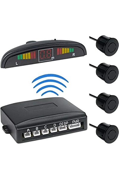 Generic حساسات ركن السيارة من سولفار - حساسات للسيارة، شاشة LCD، عبوة واحدة