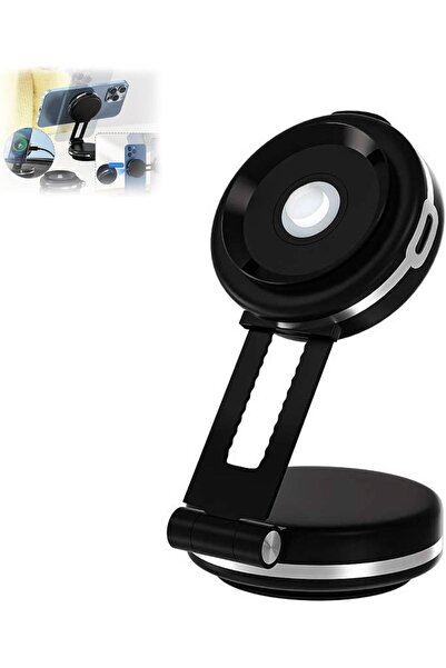 Generic حامل هاتف مغناطيسي شفط من كاستويف، حامل هاتف مزدوج الجوانب، تصميم عال...