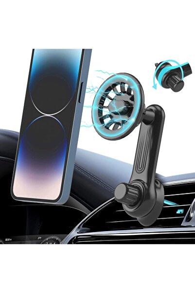 Generic Excefore Fits MagSafe Car Mount Strong Magnetic Phone Holder for iPho...