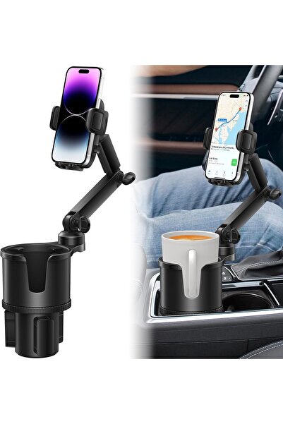 Generic X spring car phone mount cup holder, Universal Adjustable Hands Free ...