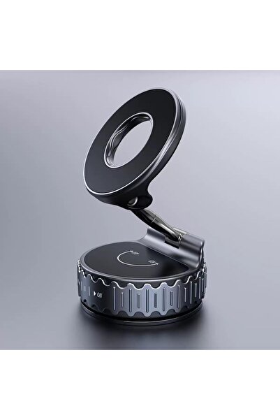 Generic Magnetic Phone Holder, Foldable Vacuum Suction Car Mount with Strong ...