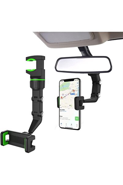 Generic Multifunction Rearview Mirror Phone Holder, Car Phone Holder Multifun...