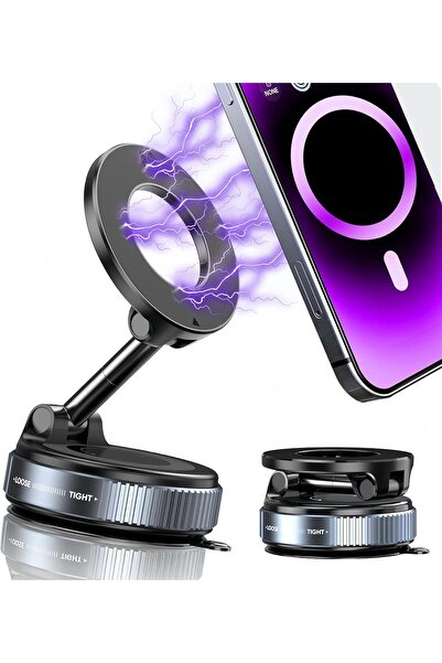 Generic حامل هاتف مغناطيسي مُطوّر بزاوية 360 درجة، حامل هاتف مغناطيسي للسيارة...
