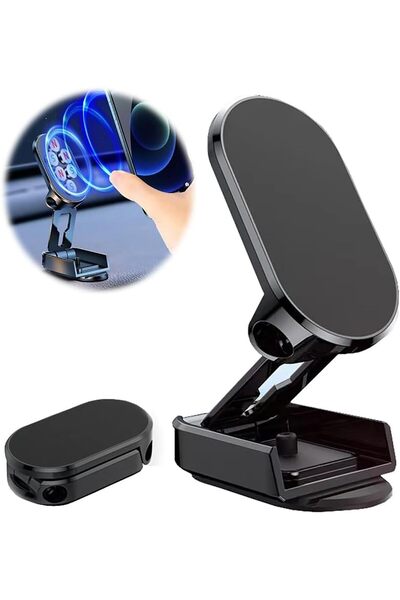 Generic Tazweeq Car Phone Holder, New Alloy Folding Magnetic Car Phone Holder...