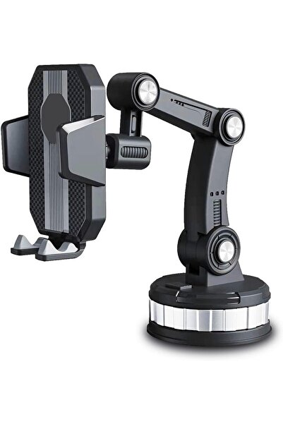 Generic حامل هاتف للسيارة، حامل عالمي للوحة القيادة/الزجاج الأمامي مع كوب شفط...