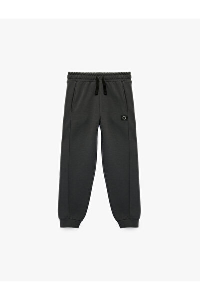 Koton Pamuklu Cep Detaylı Beli Bağcıklı Eşofman Altı