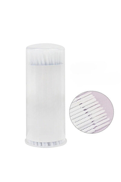 Choice1 A0016-White-box 100 Pcs Disposable Spiral Mascara Brush Handle Microb...