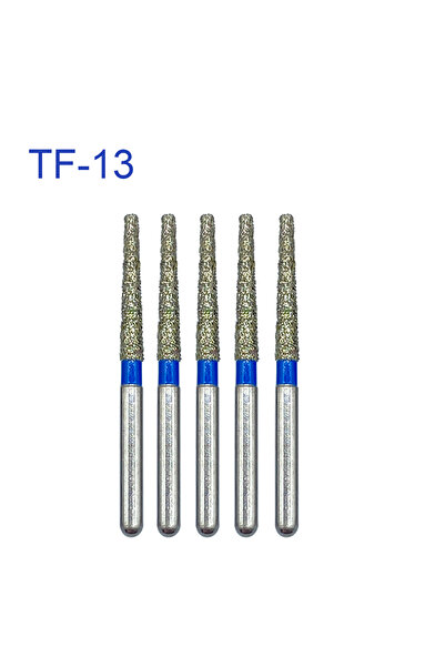 Choice1 TF-13، 5 قطع/عبوة، مثقاب أسنان FG بقطر 1.6 مم، مقبض يدوي عالي السرعة،...