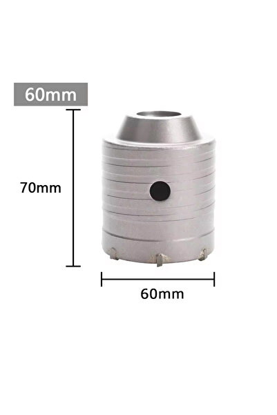 Choice32 رأس حفر دائري 60 مم، قطعة واحدة، 30-150 مم، لمنشار ثقب الجدران الخرس...