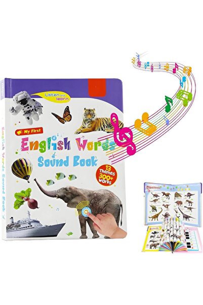 Choice1 كتاب صوتي لأول كلمات إنجليزية للأطفال من عمر 3 إلى 9 سنوات، لعبة صوتي...