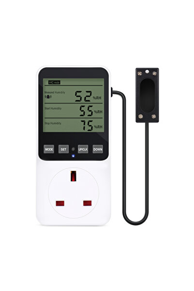 Choice1 UK Plug Humidity And Temperature Control Sket LCD Digital Display The...