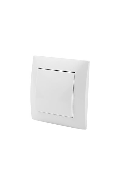 choice2 EU 1 Gang 1 Way Switch White Power Skets EU Standard Flame Retardant ...