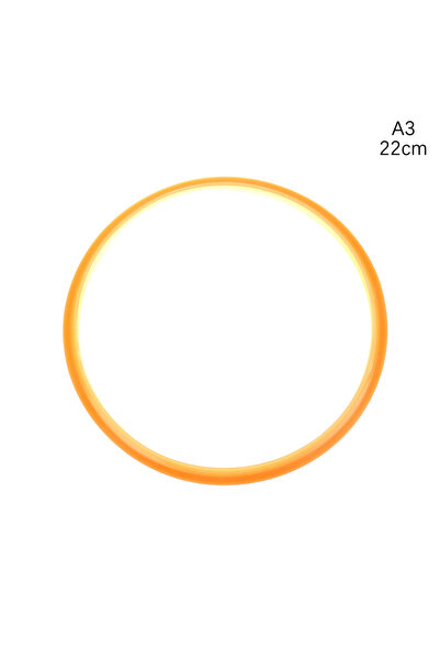 Choice4 حلقة مانعة للتسرب من السيليكون البني اللون، مقاس 22 سم، مناسبة لأواني...