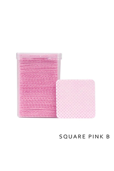 choice2 مناديل ورقية لإزالة غراء الرموش، خالية من الوبر، مربعة الشكل، وردية ا...