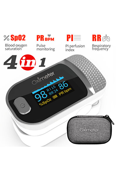 Choice3 (134R B03)white bag KIUZOU Finger Pulse Oximeter SPO2 PR PI RR Blood ...
