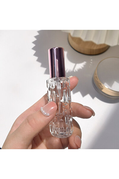 Choice6 زجاجة رذاذ عطر زجاجية سعة 15 مل، طراز ب، 10 مل، 15 مل، فوهة ألومنيوم،...