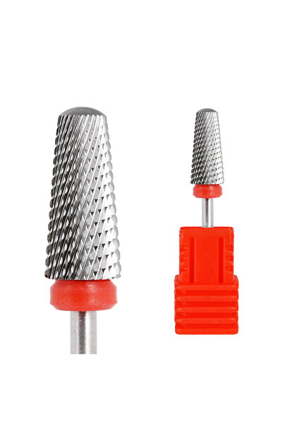 Choice3 RED COLOR 5 in 1 Tungsten Steel Nail Drill Bits Milling Cutter For El...