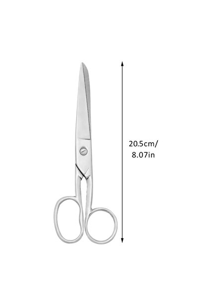 Choice1 Asymmetric-20.5cm SHWAKK Durable Silver Embroidery Tailor Scissors Se...