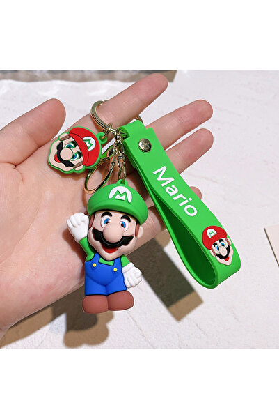 Choice20 بانداي 10 27 نمط سلسلة مفاتيح سوبر ماريو بروس مجسم شخصية كرتونية لطي...